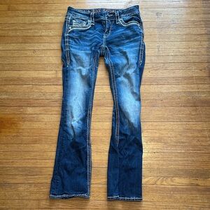 Rock Revival Dark Blue Boot Cut Jeans
